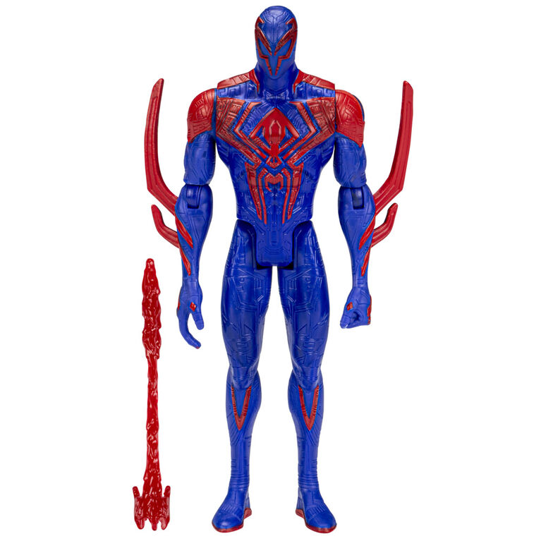 Marvel Spider-Man: Across the Spider-Verse Spider-Man 2099 Toy, 6-Inch-Scale Action Figure with Laser Blast Accessory, Toys for Kids Ages 4 and Up