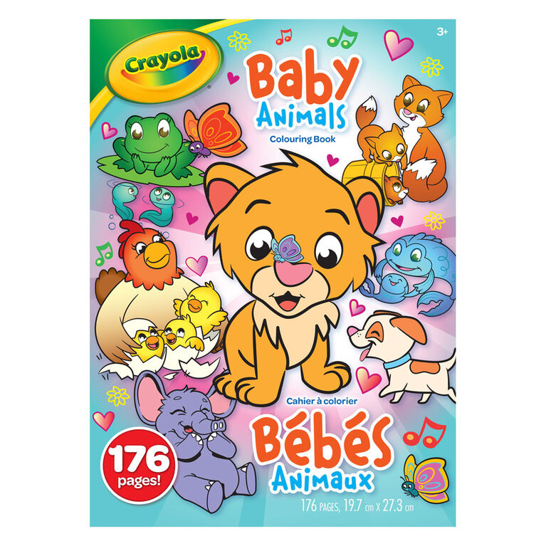 Crayola Baby Animals Colouring Book, 176 Pages Toys R Us Canada