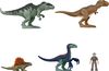 Figurines MINIS Jurassic World: Dominion, coffret Combat Total de 5 jouets inspirés de films