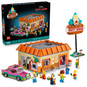 LEGO The Simpsons : Krusty Burger, Ensemble de Construction de D&eacute;coration pour Adultes avec 7 Personnages Embl&eacute;matiques 10352