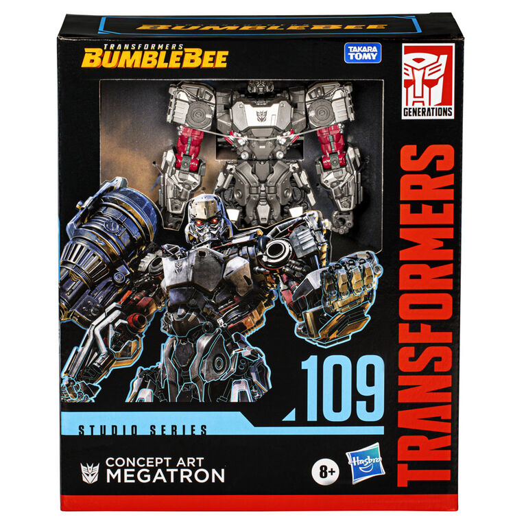 Transformers Studio Series Leader Transformers: Bumblebee 109 Concept Art Megatron Action Figure