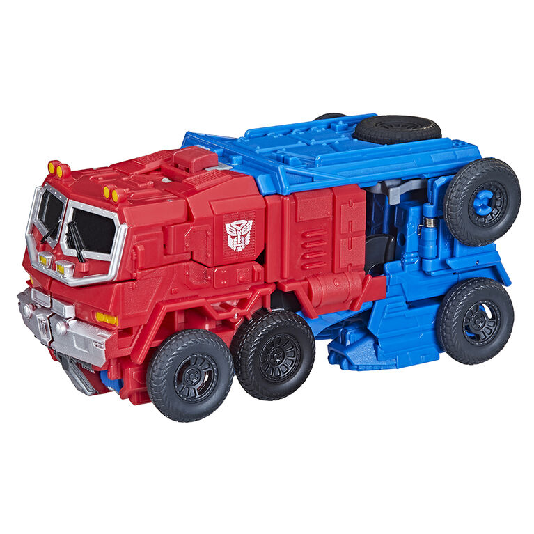 Transformers Toys Transformers: Rise of the Beasts Movie, Smash Changer Optimus Prime Action Figure, 9-inch