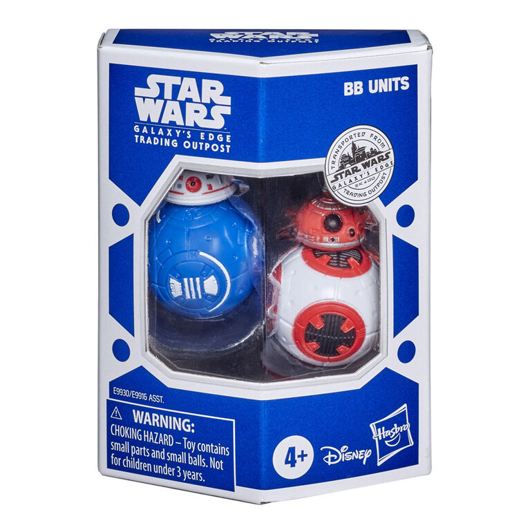 Star Wars Droid Depot, BB Units, Star Wars Galaxy's Edge, 2 figurines de droïde de 9,5 cm à collectionner - Notre exclusivité