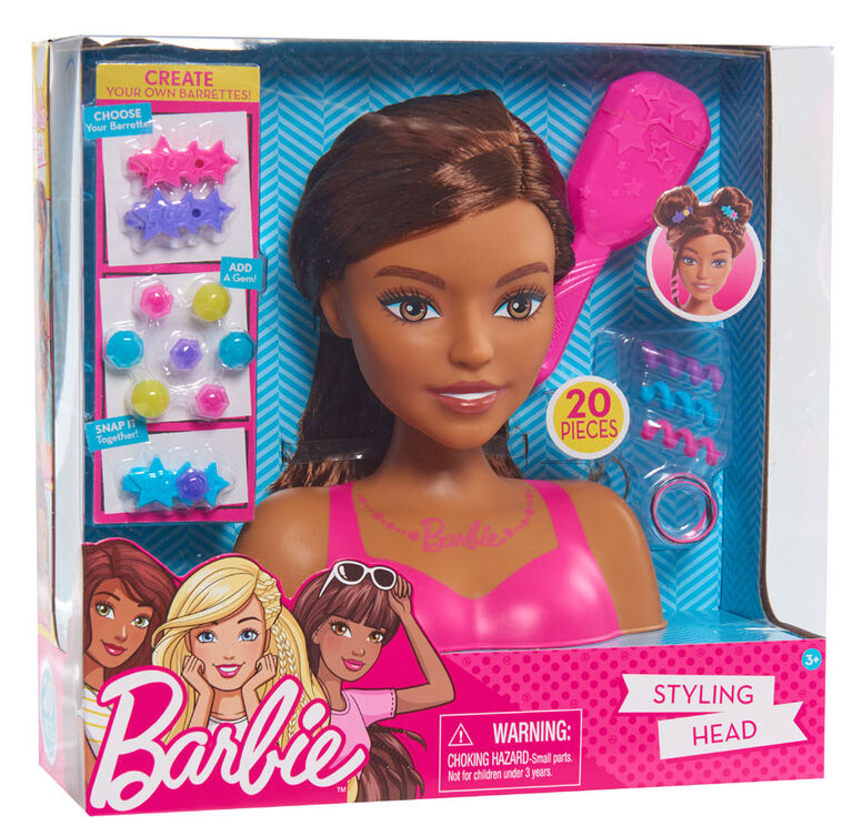 Petite Tête de Coiffure de Barbie.