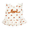 Sterling Baby 3 Piece Short Set: Peach Love