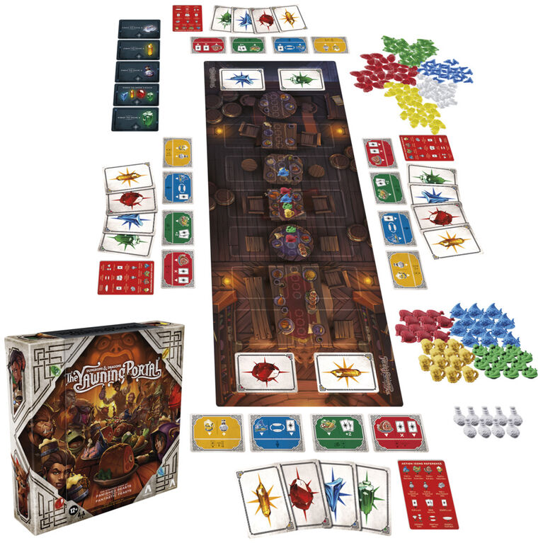 Dungeons & Dragons: The Yawning Portal Game, DandD Strategy Board Game for 1-4 Players, DandD Board Games, Family Games