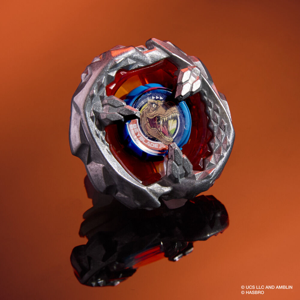 Beyblade X Jurassic World Collab T. Rex vs. Mosasaurus Multipack Set