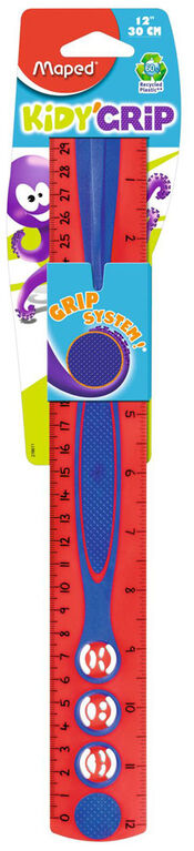 Maped Ruler Kidy''Grip 30Cm 12"