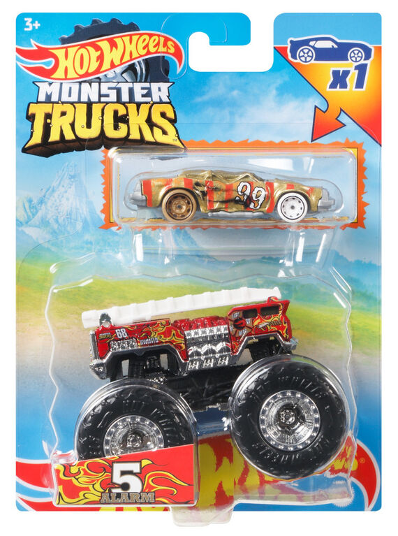 Hot Wheels Monster Trucks 5 Alarm Vehicle