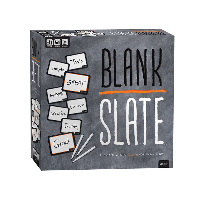 BLANK SLATE Jeu De Cartes - Édition anglaise