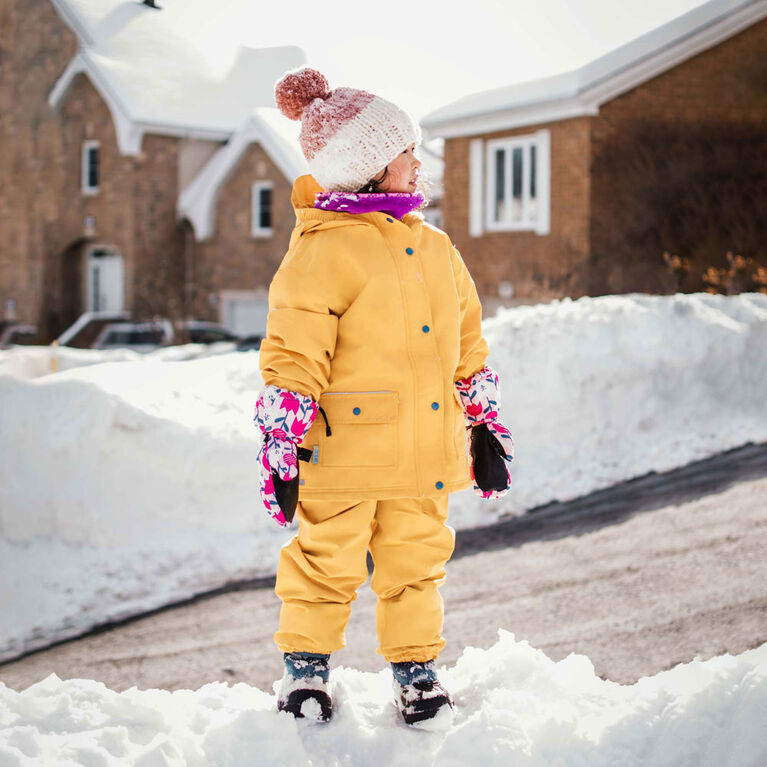 Vestes de Pluie Doublées en Polaire pour Enfants | Jaune - 1T (1-2A)