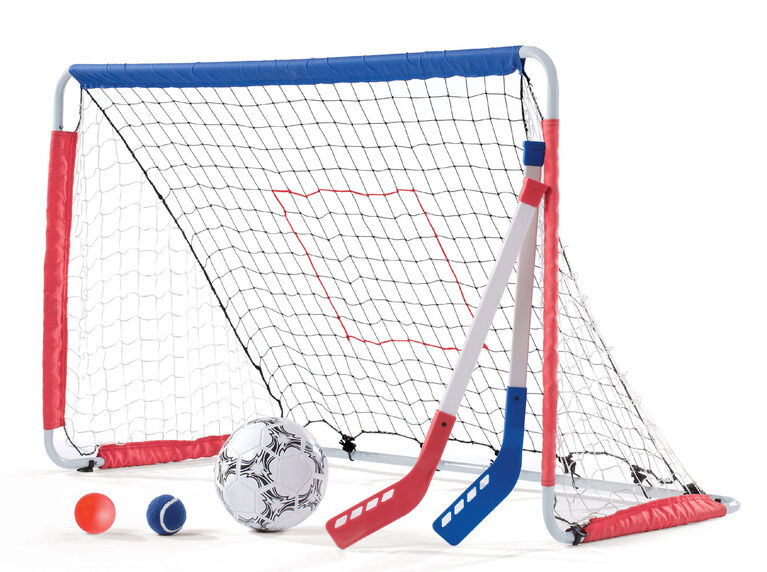 Step2 3-In-1 Soccer, Hockey & Pitchback Goal