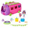 Gabby's Dollhouse Celebration Party Bus, Transforming Playset with Gabby & DJ Catnip Toy Figures & Dollhouse Accessories