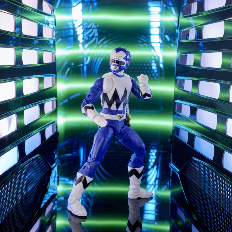 Power Rangers Lightning Collection Lost Galaxy, figurine de collection haut de gamme Ranger bleu, 15 cm