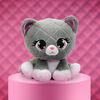 P.Lushes Designer Fashion Pets Maxine Purrnel Kitten Stuffed Animal, Gray/White, 6"