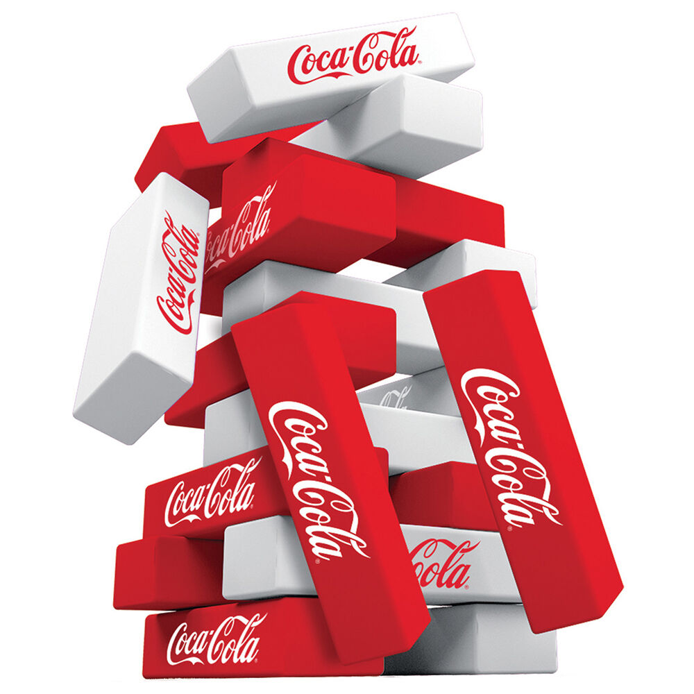 Masterpieces Puzzle Company Coca-Cola Tumble Tower Board Game - English Edition