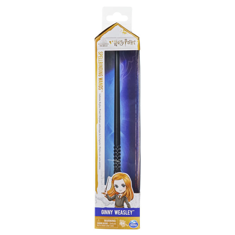 Wizarding World Harry Potter, 12-inch Spellbinding Ginny Weasley Wand with Collectible Spell Card