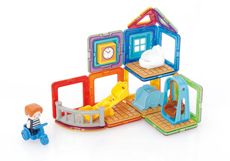 Magformers Max's Playground Set, Rainbow Colors