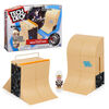 Tech Deck, Danny Way Mega Half Pipe X-Connect Park Creator, Customizable Ramp Set with Exclusive Plan B Fingerboard