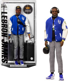 Barbie Signature LeBron James Kenbassadors Doll Collectible with Varsity Jacket Outfit & Accessories