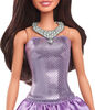 Barbie Fashionistas Poupée 234, cheveux bruns, robe pailletée