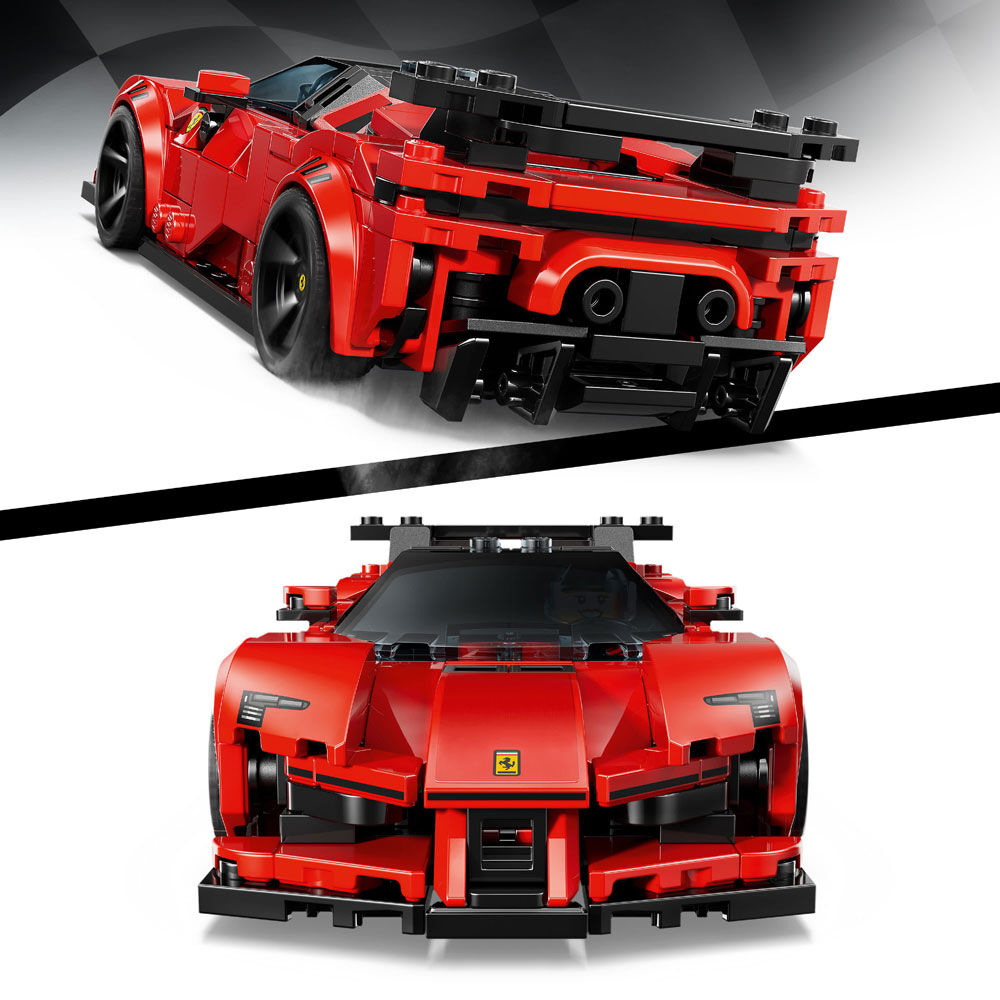 LEGO Speed Champions Ferrari SF90 XX Stradale Sports Car Building Toy for Kids, Ages 9+ - 77254