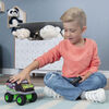 Monster Jam, Official Grave Digger Plush Remote Control Monster Truck with Soft Body and 2-Way Steering