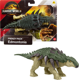 Coffret figurine de dinosaure Edmontonia Meute Enragée de JurassicWorld: Renaissance, jouet original, jeu numérique