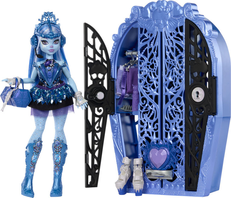 Monster High Skulltimate Secrets Monster Mysteries Playset, Abbey Bominable Doll with 19+ Surprises