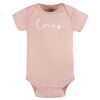 Gerber Childrenswear - 3-Pack Baby Flowers Short Sleeve Onesies Bodysuit