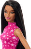 Barbie Fashionistas Doll #215 with Black Straight Hair & Iridescent Skirt, 65th Anniversary