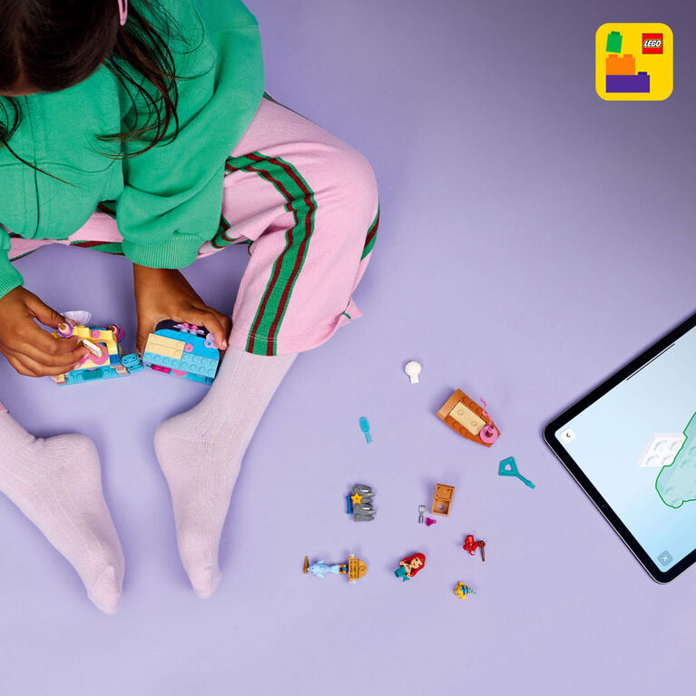 LEGO Disney Princess Le Palais Magique Miniature d'Ariel, Jouet de Construction de Sir&egrave;ne pour les 5 Ans et Plus 43285