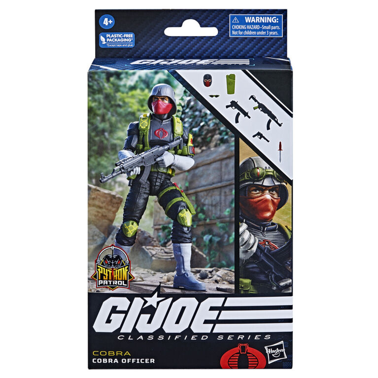 G.I. Joe Classified Series Python Patrol Cobra Officer, Collectible G.I. Joe Action Figure, 97, 6" Action Figure - R Exclusive