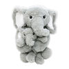 Baby Mode Signature Peluche éléphant gris maman et bébé