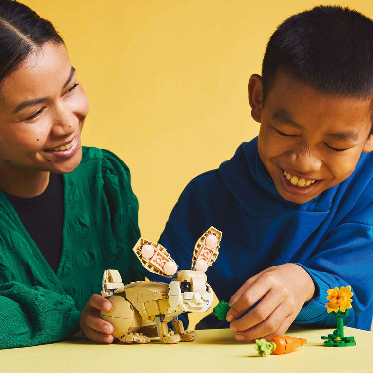LEGO Creator 3 in 1 Cute Bunny Toy - Building Toy Set with 3 Build Options, Bunny, Seal, or Llama - 31162