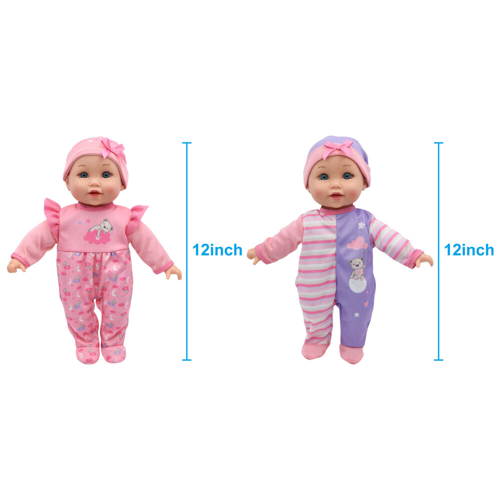 Talking twin baby dolls on sale