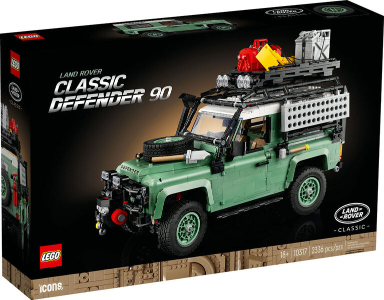 LEGO Icons Land Rover Classic Defender 90 10317 Ensemble de construction (2 336 pièces)