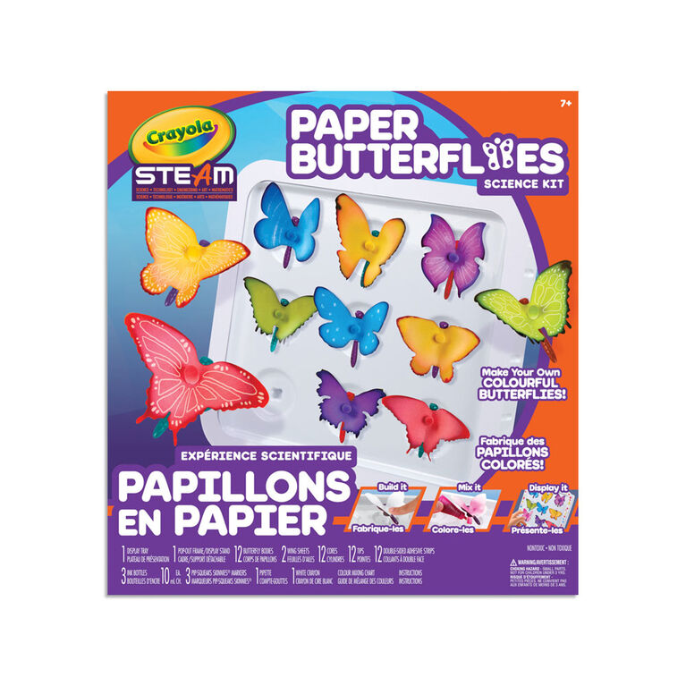 Crayola - Trousse scientifique Papillons en papier
