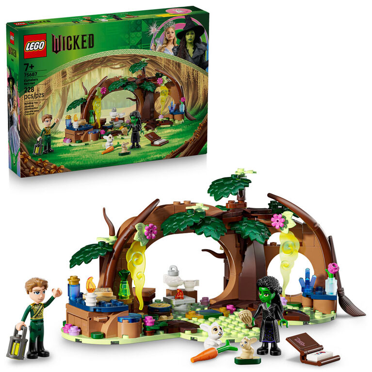LEGO Wicked Elphaba's Retreat Merchandise, Creative Forest Role-Play Building Toy for Kids 75687