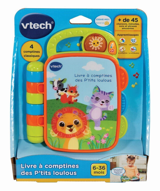 VTech Livre à comptines des P'tits loulous - Édition française