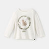 little styler long sleeve graphic tee, size 3-4y - White