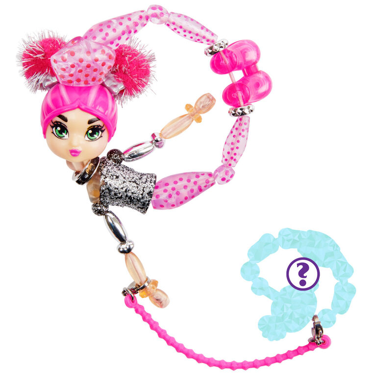 Twisty Girlz, Series 2, Sterla Transforming Doll to Collectible Bracelet with Mystery Twisty Petz