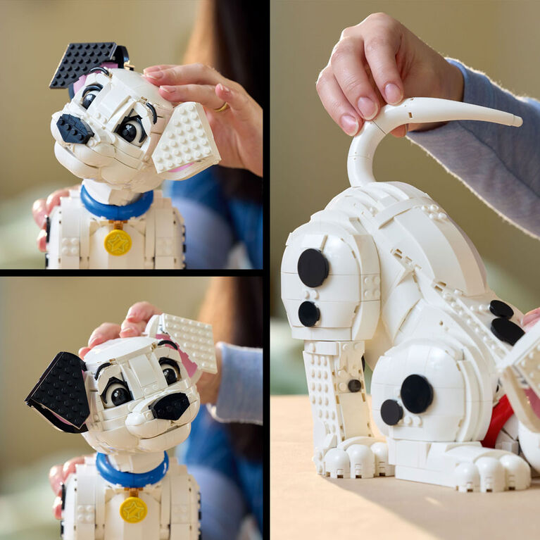 LEGO Disney Chiot des 101 Dalmatiens, Idée-Cadeau Nostalgique pour les Amateurs Adultes d'Objets de Collection 43269