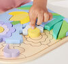 Fisher-Price Wooden Flower Puzzle Blocks for Preschool Kids, 37 Wood Pieces