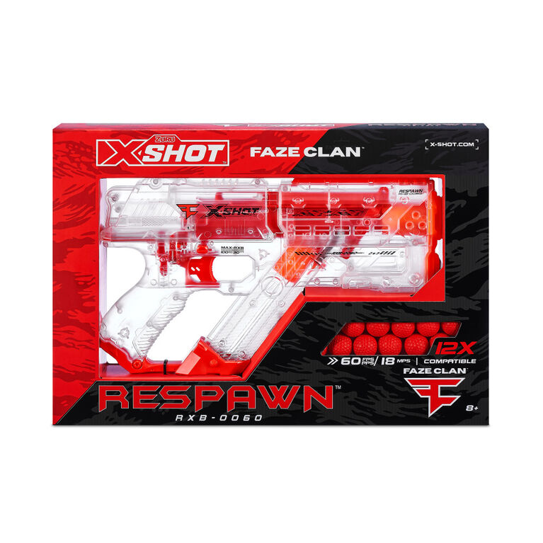 X-Shot FaZe Respawn Round Blaster (12 rounds) by ZURU - R Exclusive