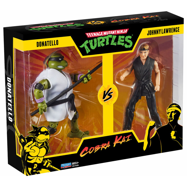 Teenage Mutant Ninja Turtles vs Cobra Kai:  - Donatello vs Johnny Lawrence - 6" Figures (2-Pack) - English Edition