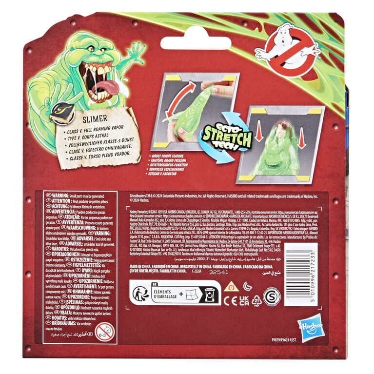 Ghostbusters Fright Features Trevor Spengler 5-Inch Collectible Action figure with Ecto-Stretch Tech Slimer Accessory