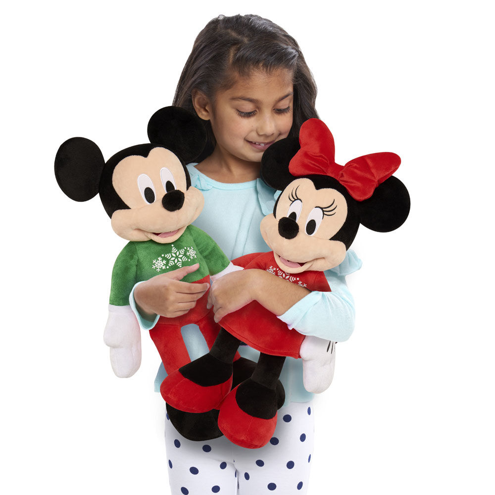 minnie mouse holiday plush