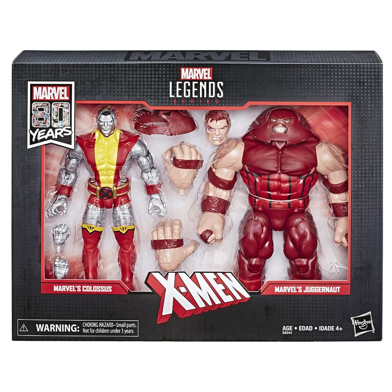 Marvel Comics 80th Anniversary Legends Series - Duo à collectionner Colossus et Juggernaut