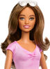 Barbie Fashionistas Doll #228 Blind Barbie Doll Wearing Pastel Outfit with Cane and Sunglasses